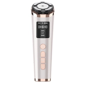 Radio Frequency Skin Tightening Machine Facial Massage Microcurrent Facial Device Light Therapy for Eye and Neck Wrinkles