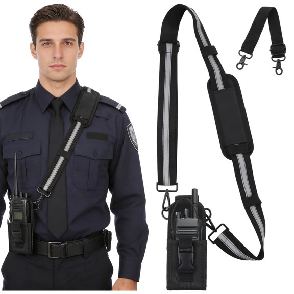 Radio Holster, Firefighter Radio Strap, Anti-Sway Design for Small Medium Two-Way Radios