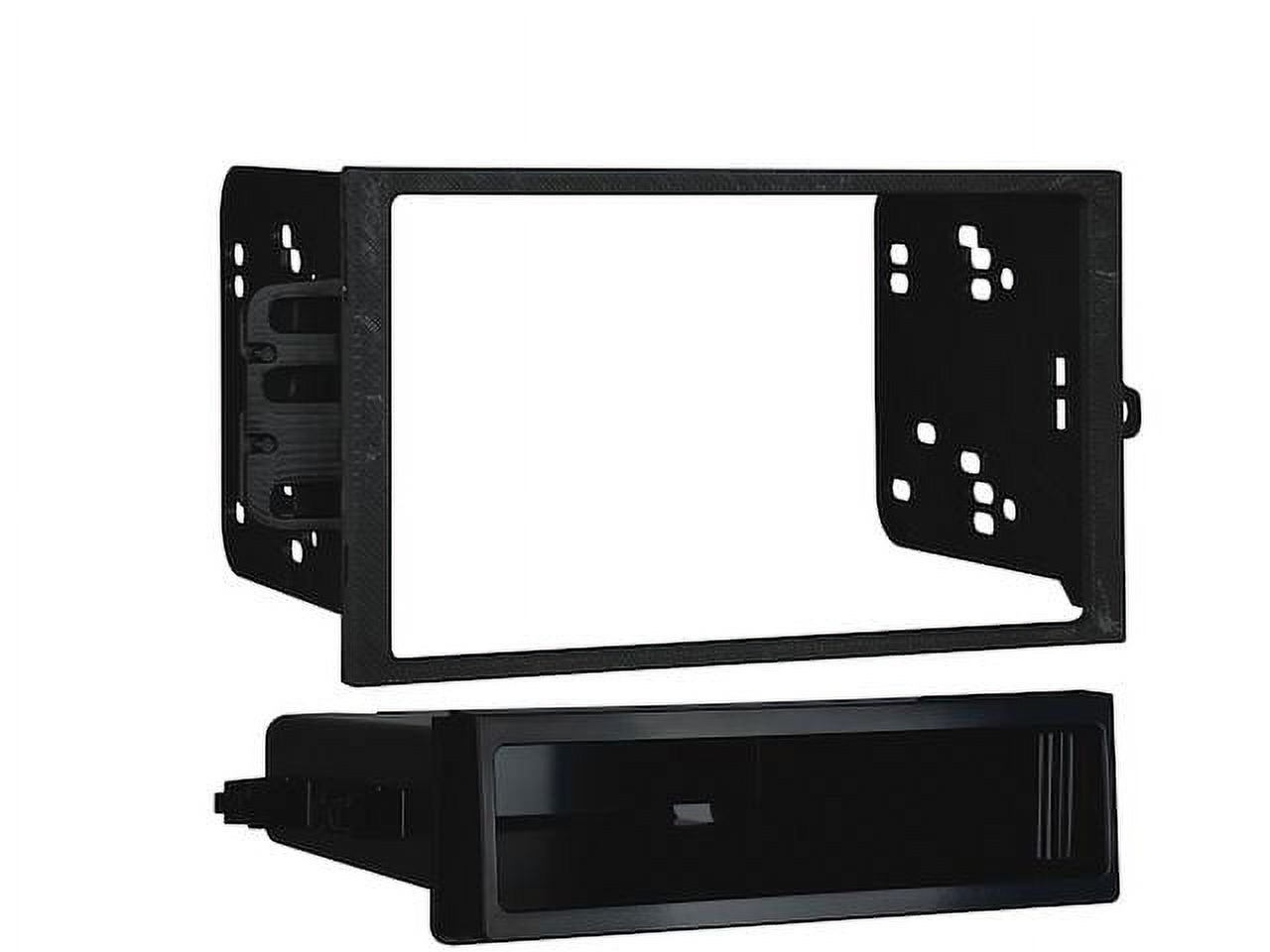 Cage De Fixation Stéréo Auto 1 DIN - Métal - Dimensions 181x52x68 Mm - Universelle Pour Autoradio ISO