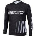 thumbnail image 1 of Radio Microdot BMX Race Jersey - Black, Long Sleeve, Men's, 2X-Large, 1 of 4