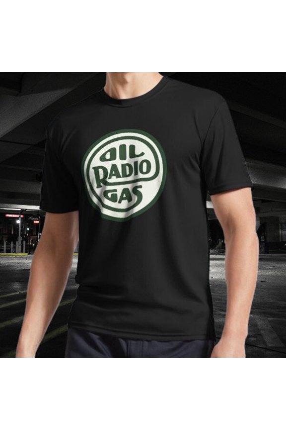 Radio Oil and Gas Active Logo T-Shirt Funny Size Mode American T-shirt
