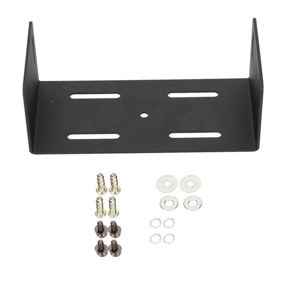 Radio Panel Mount Bracket, Radio Mounting Bracket Black Easy Installation Durable Universal Wear Resistant For Ic0m MBF4 For IC-E2820