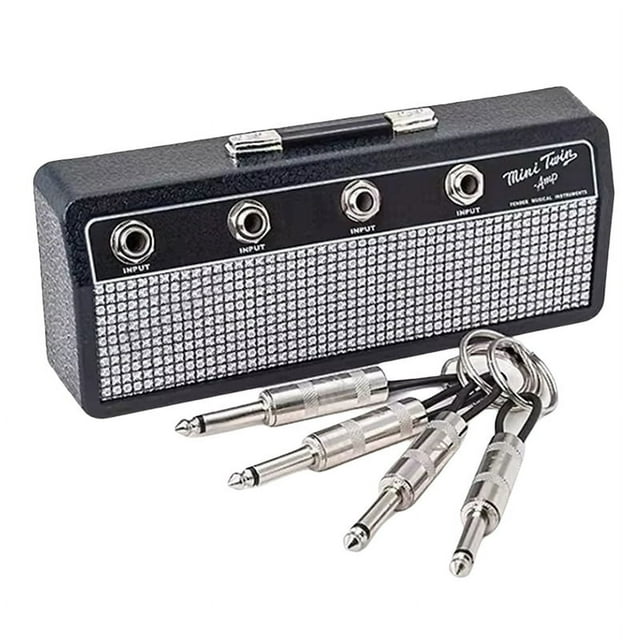 Radio Plug Keychain Retro Wall Mounted Keychain Jack Key Storage Rack Key Storage Rack