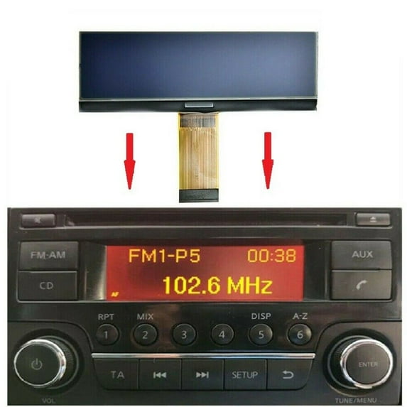 Radio Replacement Lcd Screen for Nissan Qashqai ,Juke, Micra, Navara, Nv200
