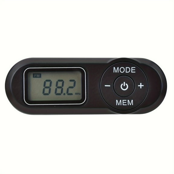 Radio Set, Portable Mini FM Radio Digital Display FM Receiver Retro MP3 Player Style DSP With Headphones Lanyard