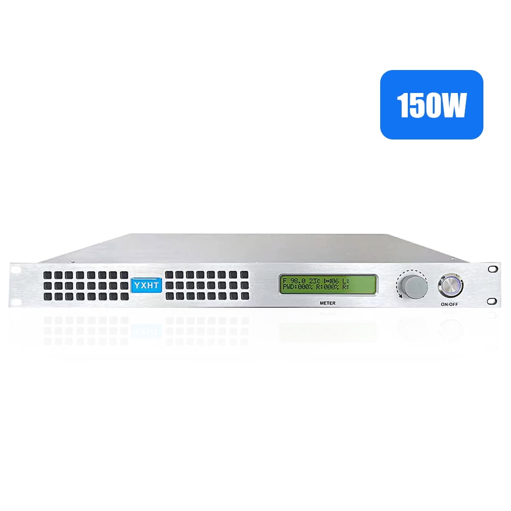 Radio Station FM Transmitter 150W FM Radio Broadcast Transmitter for Church, Radio Station