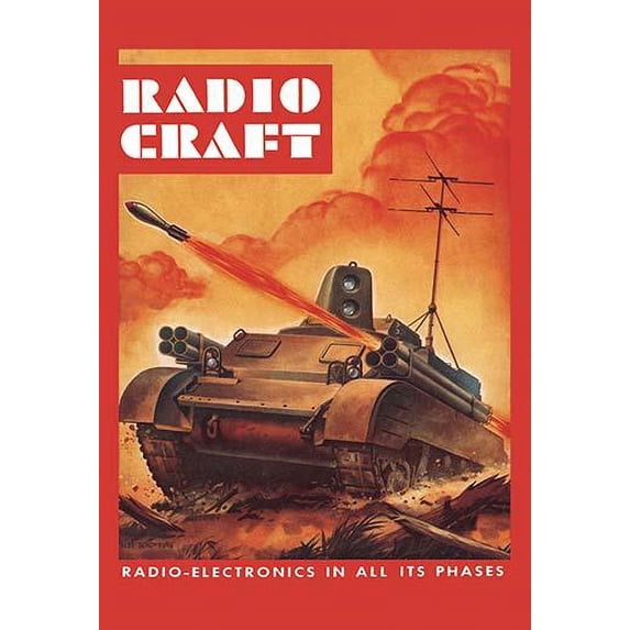 Radio, TV. Wireless, Telegraph, Television Poster Print by Alex Schomburg (18 x 24)
