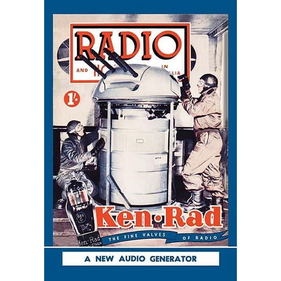 Radio, TV. Wireless, Telegraph, Television Poster Print by unknown (24 x 36)