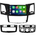 thumbnail image 1 of Radio for Toyota Fortuner HILUX Revo Vigo 2005-2014 Stereo Upgrade Dash Kit Car GPS Navigation,2+32GB 9" IPS Touch Screen Head Unit with Car-play & Android Auto/SWC/Rear View, 1 of 3