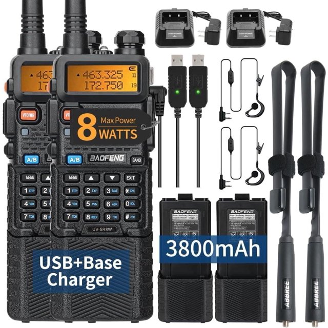 Radio UV5R 8W Ham Radio Long Range UV5R Dual Band Handheld High Power