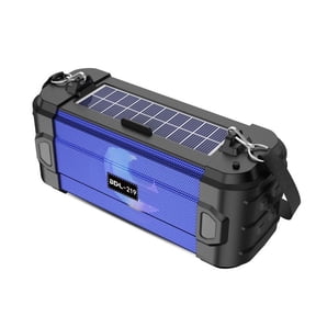 Radio Waterproof Bluetooth Speaker,Portable Digital AM FM Radio with Flashlight,Reading Lamp,1200mAH,Compatible with Various Devices Such as MP3,Tablets,Laptops,Desktops(Blue)