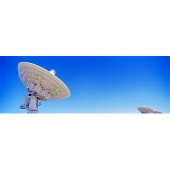 Radio telescope satellite dishes of the Very Large Array on the Plains of San Agustin, Socorro, New Mexico, USA Poster Print (36 x 12)