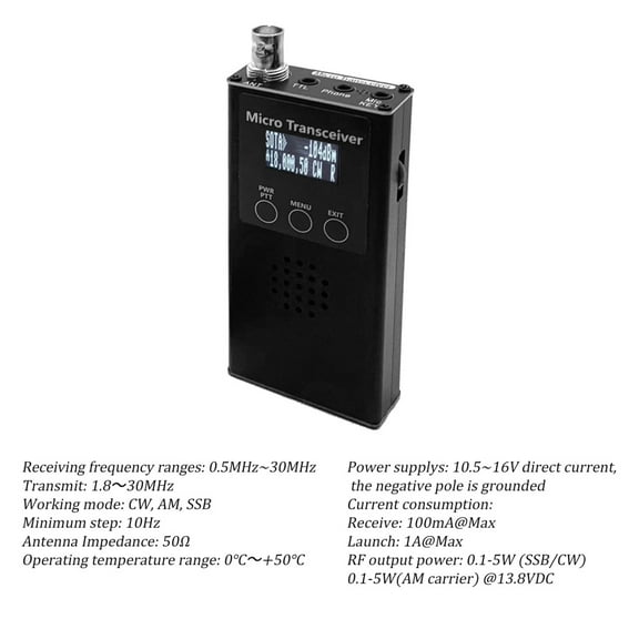 Radio transceiver,Handheld Portable Cw Portable Cw Am Ssb Radio Amateur 0.5mhz~30mhz 15 20 40m 20 40m Qrp Radio Amateur 15 Amateur 15 20 Cw Am Ssb Mewmewcat Dsfen Havou 0.5~30 Black