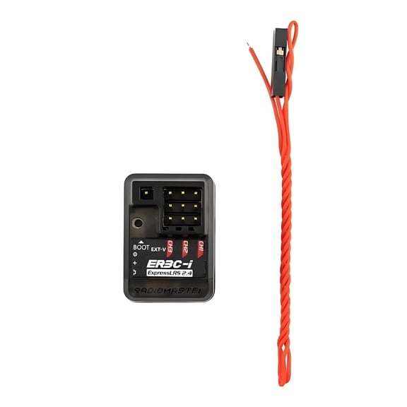 RadioMaster ER3Ci / ER5Ci 2.4GHz ELRS PWM Receiver for RC Car & Boat Models, 3CH / 5CH Compact Receiver with Voltage Telemetry