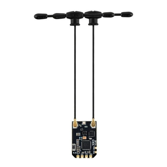 RadioMaster XR3 Nano ExpressLRS Receiver Dual-Band 2.4GHz / 900MHz Long-Range FPV Receiver with CRSF & UART Support for RC Drones and Quadcopters