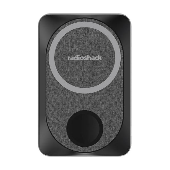 RadioShack 10,000 MAH 3 in 1 Magnetic Power Bank and Portable Charger With Foldable Stand For Smart Phone and Smart Watch 2309285