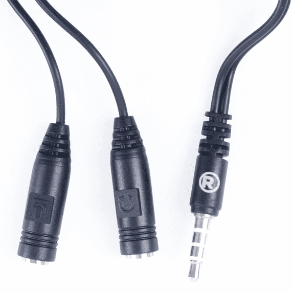 RadioShack 3.5 MM Male to 2 -Female 3.5MM Splitter Cable