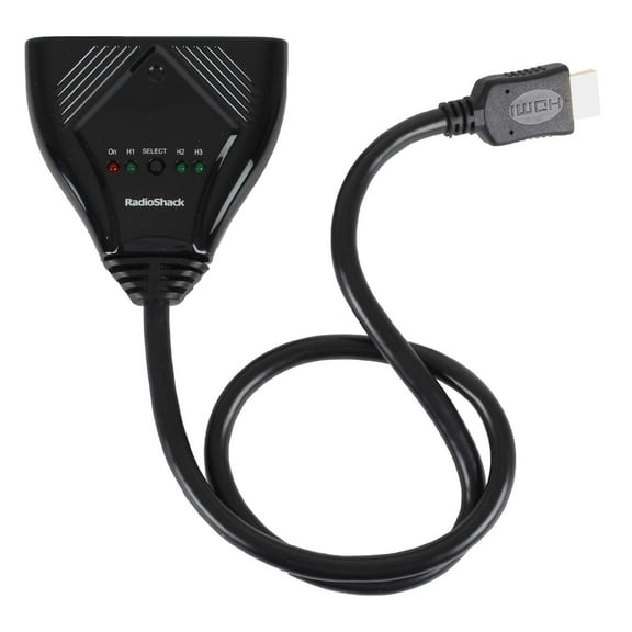 RadioShack 3 HDMI ports switch Full HD