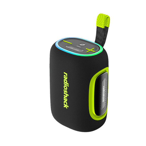 RadioShack 40W IPX5 Live Sound Portable Speaker Black & Green