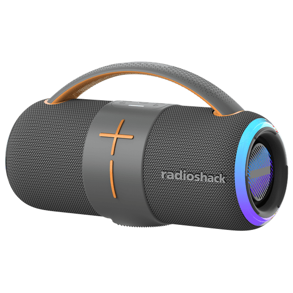 RadioShack 50W Gray and Orange Wireless Speaker