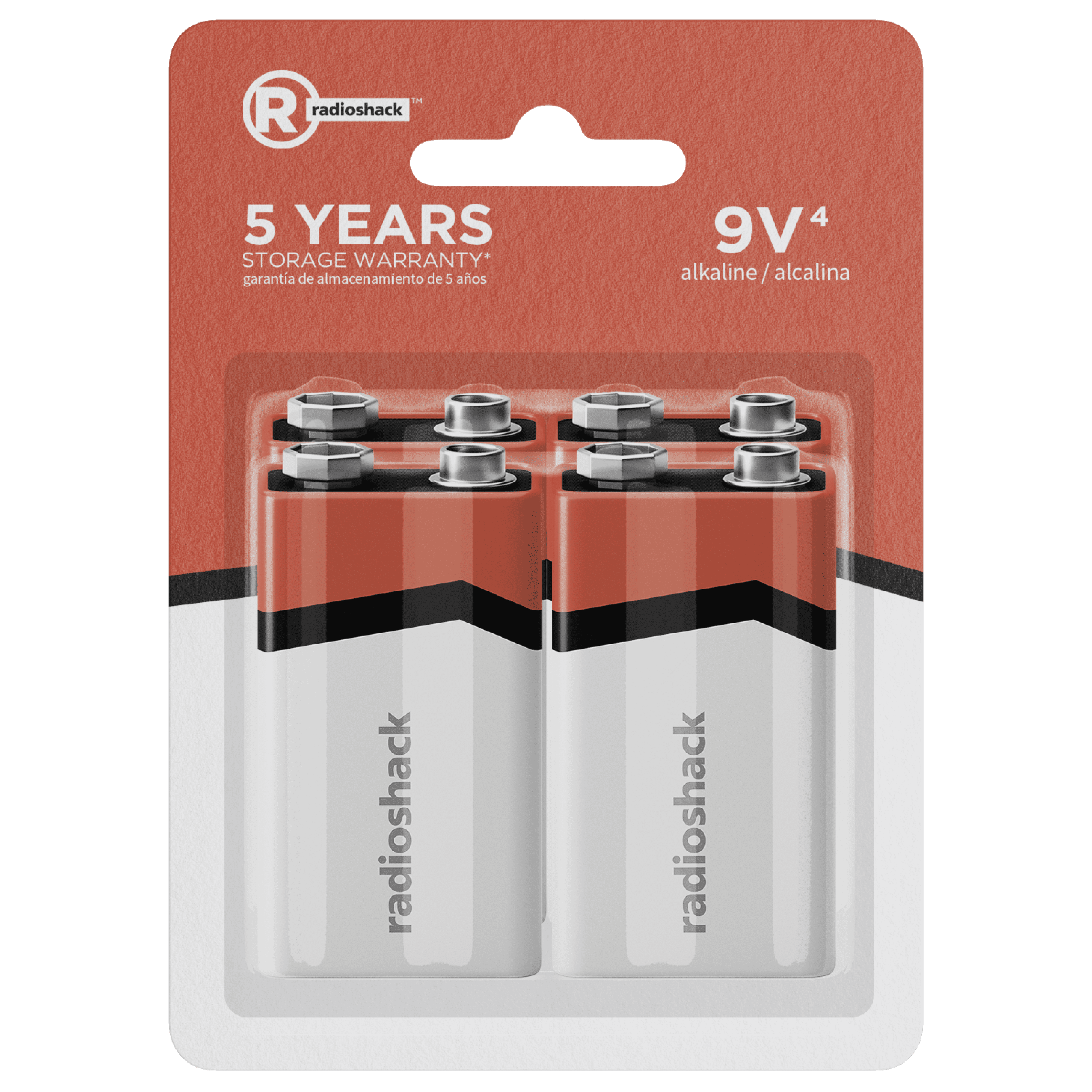 RadioShack 9V Alkaline Battery (4Pack)