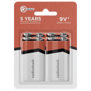 RadioShack 9V Alkaline Battery (4Pack)