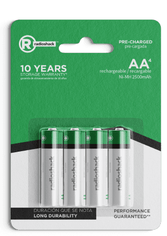 RadioShack AA Rechargeable Battery (4Pack)