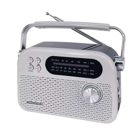 RadioShack AM/FM/SW 3-Band Vintage Radio with Bluetooth function and USB/TF ports