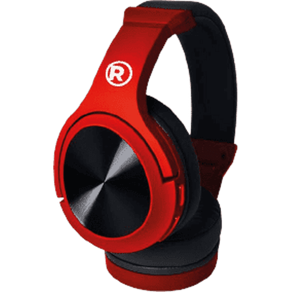 RadioShack Bluetooth Headphones (300MAH, V5.0, 7 Hours, Black/Red)