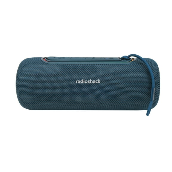 RadioShack Bluetooth Speaker Pumping Box Mini RGB Light 8W 1500MAH Blue, with FM Radio