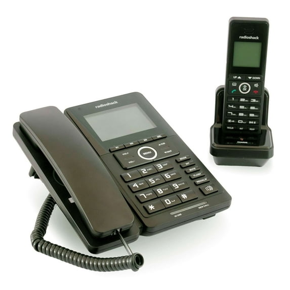RadioShack Corded & Cordless Telephone Combo – Flexible Office & Home Use, Easy Install, Long Battery Life