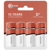 RadioShack D Alkaline Battery (8 Pack)