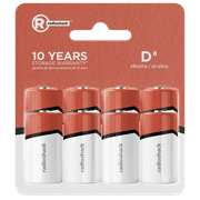 RadioShack D Alkaline Battery (8 Pack)