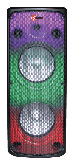 RadioShack Dual 10-inch 2-Way Bluetooth Speaker (3000 W, 50Hz - 20KHz)