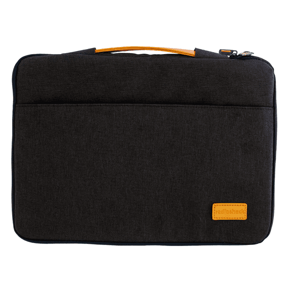 RadioShack Laptop Sleeve, 15.6 Inch, Slim Laptop Carrying Case with Handle Provides Versatile Protection for 15.6-Inch Laptops and Tablets with Interior Pockets for Extra Storage, Black