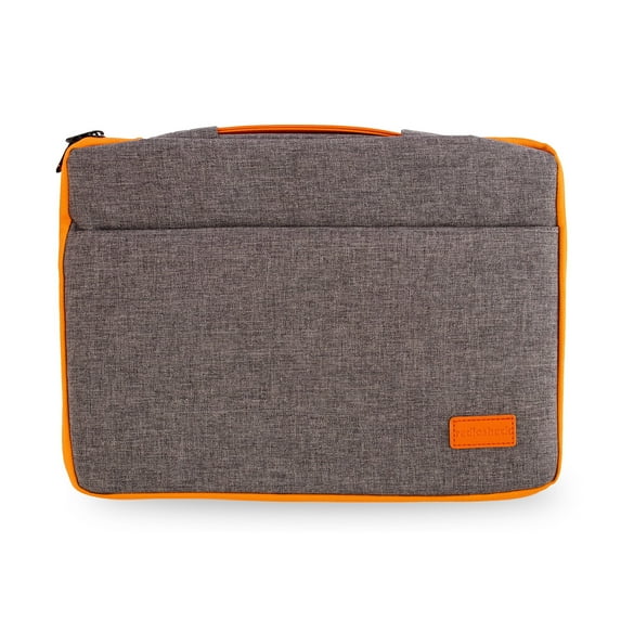 RadioShack Laptop Sleeve, 15.6 Inch, Slim Laptop Carrying Case with Handle Provides Versatile Protection for 15.6-Inch Laptops and Tablets with Interior Pockets for Extra Storage, Gray