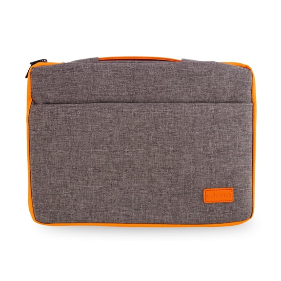 RadioShack Laptop Sleeve, 15.6 Inch, Slim Laptop Carrying Case with Handle Provides Versatile Protection for 15.6-Inch Laptops and Tablets with Interior Pockets for Extra Storage, Gray