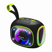 RadioShack Mini Wireless Speaker, Bluetooth 5.3, 10W, RGB, FM Radio, Waterproof IPX5