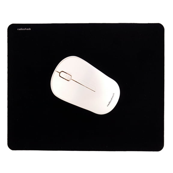RadioShack Mouse Pad, Office Mouse Pad for Desk Offers Improved Accuracy and Responsiveness for Work, Gaming, and More, Black