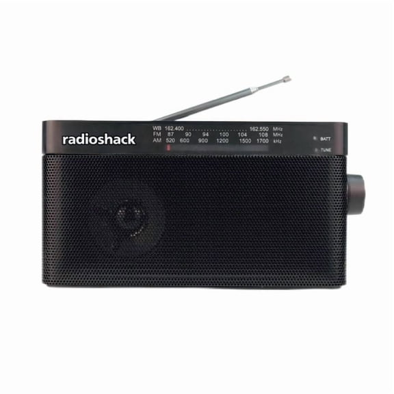 RadioShack Portable AM/ FM Radio with Weather Band and Handle 1202273