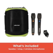 RadioShack Portable Bluetooth Karaoke Speaker, 120W, 2 Microphones Included
