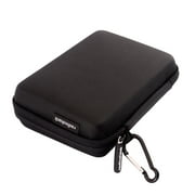 RadioShack Small Cable Organizer Travel Case, Bag Organizer for Phone Charging Cords, HDMI Cables, and More, Black