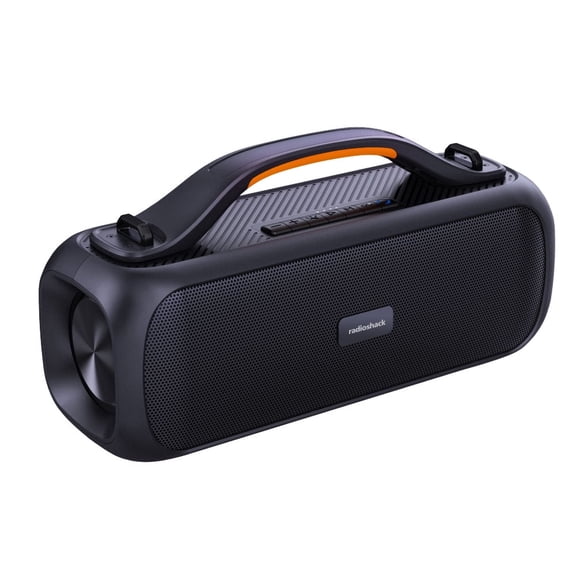 RadioShack True Wireless Speaker 20 Watts RGB Black with FM Radio