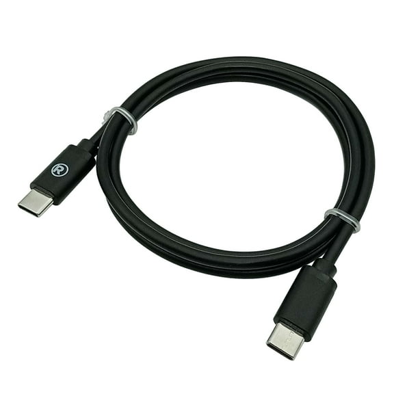 RadioShack USB-C Male to USB-C Male Round Cable - 6ft, Fast Charging 5V/3A