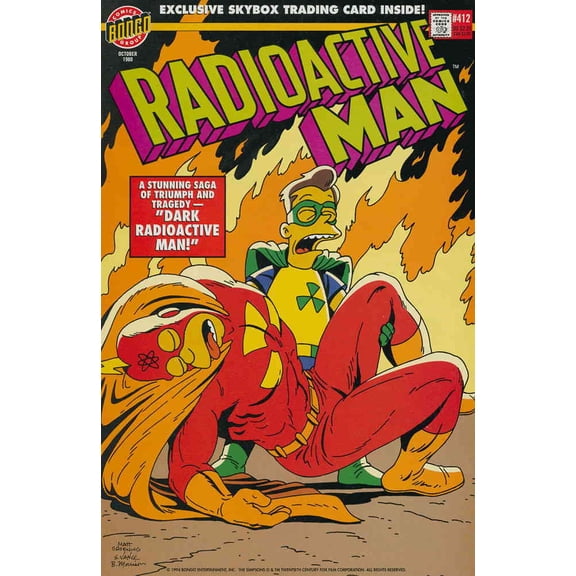 Radioactive Man #412 (with card) VF ; Bongo Comic Book