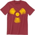 thumbnail image 1 of Radioactive Nuclear War Sign Distressed Fashion Mens T-Shirt, 1 of 4
