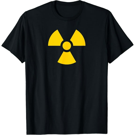 Radioactive Symbol T-Shirt Novelty Shirt T-Shirt