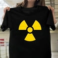 thumbnail image 1 of Radioactive Symbol Vintage Funny Science Retro Aesthetic Art Graphic V11486 Unisex T-Shirt, Up to Size 5XL, 1 of 2