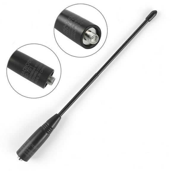 Radioddity RD-701 U/VHF SMA-Female 8inch High-gain Antenna for Baofeng TYT UV-5R GT-3 BF-F8