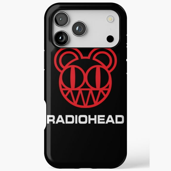 Radiohead Bear Retro Logo Inspired Design iPhone Case 17 to 11 Pro Max